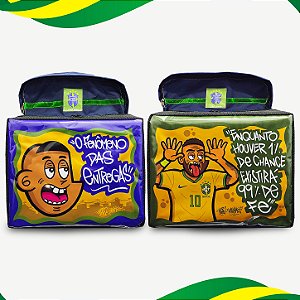 BAG REFORÇADA 45L - DROP 4 EDIÇÃO ESPECIAL CANARINHO - COLLAB KAIO VICIO TINTA