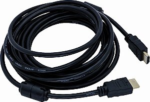 Cabo Hdmi 5 Metros 1.4 Ultra Hd 3d 19 Pinos Blindado