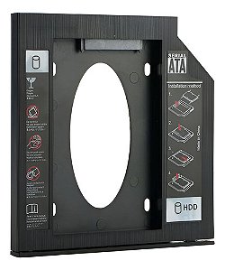 Case Para Hd/ssd Caddy Adaptador Sata 9,5 Mm Knup - Kp-hd021