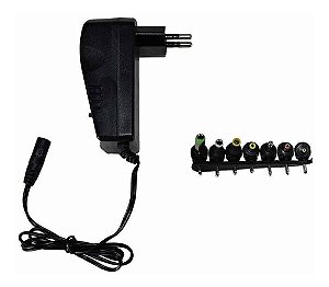 Fonte Universal Regulavel 3v 4.5v 5v 6v 7.5v 9v 12v