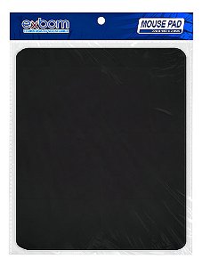 Tapete De Mouse 22x18cm Antiderrapante Escritório Cor Preto Desenho Impresso Liso
