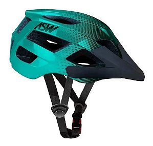 Capacete Ciclismo Asw Bike Accel Dots Verde Montain Bike