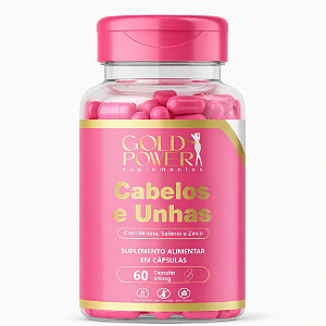 Vitamina Cabelos e Unhas - Gold Power