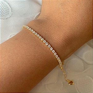 Pulseira Riviera Cravejada com Zircônias
