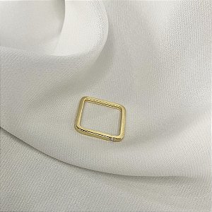 Anel Quadrado com Zircônia