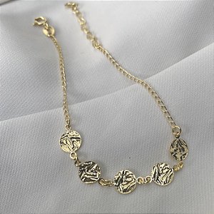 Pulseira com Chapas Orgânicas