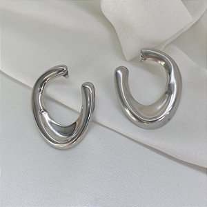 Brinco Horizonte -Orgânico Aço Inox