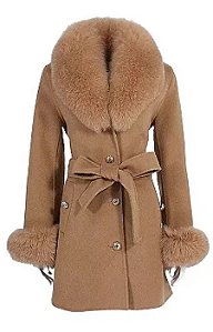 Casaco France Caramelo