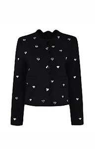 Casaco Lã Batida Coração