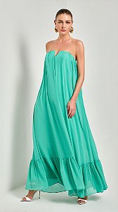 VESTIDO LONGO LILA VERDE