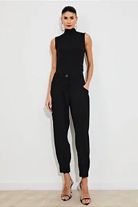 CALÇA CENOURA CRISTAL PRETO