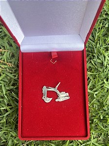 PINGENTE PRATA925/ ESCAVADEIRA HIDRÁULICA