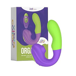 Vibrador Orgasmic Triple Pulse – Estímulo Triplo (Clitóris + Ponto G + Vagina) | 7 Modos + Turbo | Linha Colors Intt