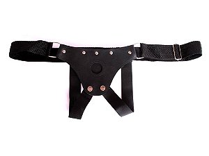 Cinta Strapon com Botões de Pressão e Aba de Fixação Padrão Americano