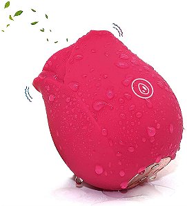 Magic Rose 2 - Rosa Sugador de Clitóris com 10 modos de Pulsação - Vermelho