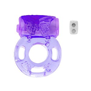 ANEL PENIANO COM VIBRO - VIBE - ROXO