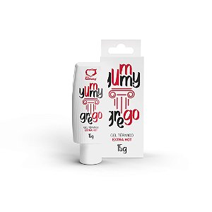 Gel Yummy Grego Beijável 15G - Extra Hot