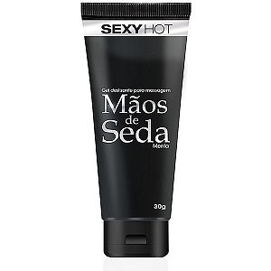 Gel para Massagem Corporal Deslizante Mãos de Seda