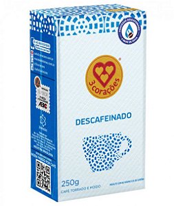 Café Três Corações Descafeinado a Vácuo - Torrado e Moído 250g
