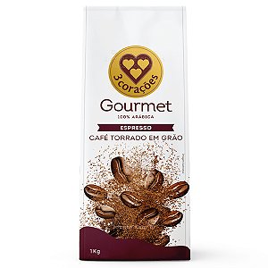 Café Torrado em Grãos Expresso Três Corações Gourmet - 1Kg