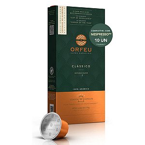 ORFEU Cápsulas De Café Orfeu Clássico Compatível Com Nespresso - 10 Unidades