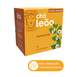 Chá Leão Camomila 16g em sachês - 10 unidades