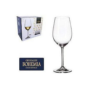 CONJUNTO 06 TACAS DE VINHO CRISTAL 460ML ROJEMAC 35010