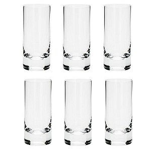 CONJUNTO 06 COPOS DE SHOT CRISTAL 65ML 35030