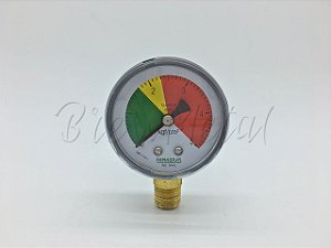 Manômetro de pressão para CO2 