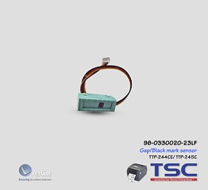 Sensor de Gap e marca preta móvel TSC TTP-244CE, TTP-245C