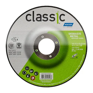 Disco Desbaste Norton 4.1/2" BDA600 Metal
