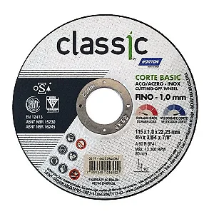 Disco de Corte Norton 4.1/2x1mm Classic Basic AR101