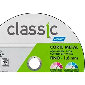 Disco de Corte 7" x 1,6 mm AR102 para Metal