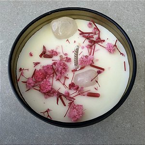 Vela aromática Quartzo Rosa