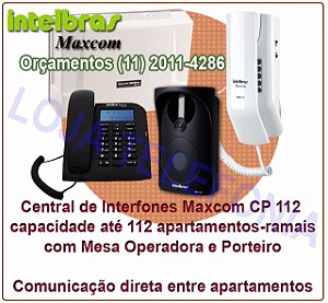 Central de Interfones Intelbras CP 112