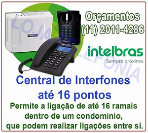 Central de Interfones Intelbras Comunic 16