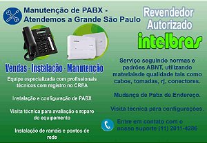 Manutenção de PABX – Central PABX Intelbras