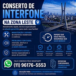 CONSERTO DE INTERFONES EM SÃO MIGUEL