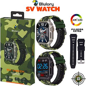 Relógio Militar Smartwatch Inteligente SV WATCH