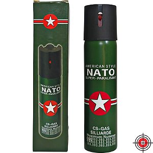 Spray de Defesa AMERICAN NATO GREEN CS-GAS 110ml
