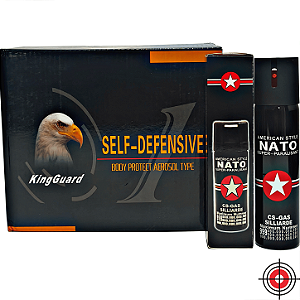 ATACADO Caixa com 10 AMERICAN NATO CS-GAS 110ml