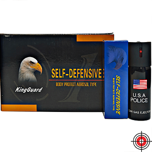 ATACADO Caixa com 10 Spray de Defesa POLICE U.S.A 60ml