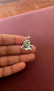 Pingente Borboleta Abalone em Prata 925