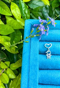 Pingente Menino Azul Prata 925