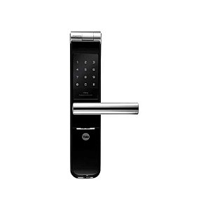Fechadura Digital Ymf 40 Trinco - Abre Com Biometria/senha