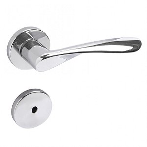 Conjunto Fechadura 610 La Fonte Zamac Banheiro Cromado