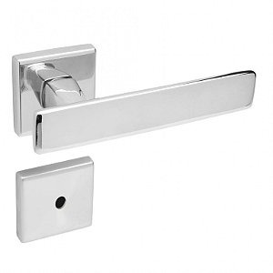 Conjunto Fechadura 751 La fonte Zamac Banheiro Cromado