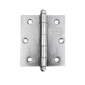 Dobradiça 1500 La Fonte 2.5x3 Aço Parafuso Cromado Acetinado
