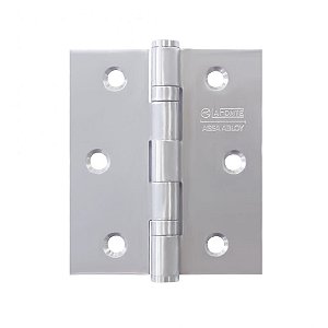 Dobradiça 395 La Fonte 3.5x3 Inox com Rolamento e Parafusos