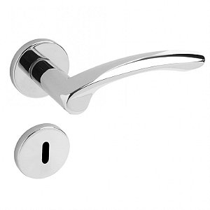 Conjunto Fechadura 6239 Zamac Interna Cromado